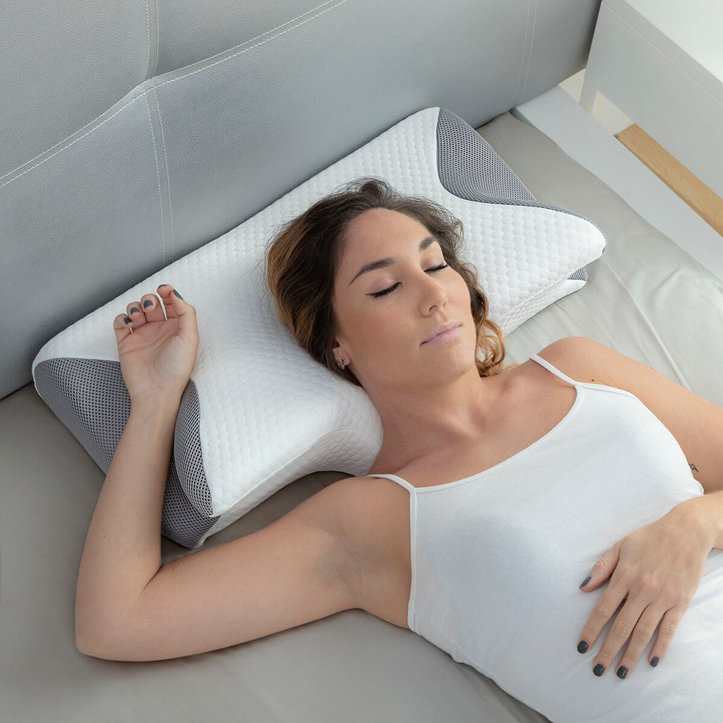 BalanceComfort Pro - Orthopädisches Memory-Foam Nackenkissen für schmerzfreien Schlaf